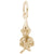 Leprechaun Charm in Yellow Gold Plated