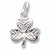 Shamrock charm in Sterling Silver hide-image