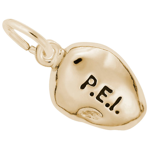 Pei Potato Charm In Yellow Gold