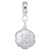 Number 16 Charm Dangle Bead In Sterling Silver