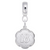 Number 18 charm dangle bead in Sterling Silver hide-image