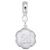 Number 21 Charm Dangle Bead In Sterling Silver