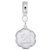 Number 21 charm dangle bead in Sterling Silver hide-image