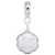 Number 25 charm dangle bead in Sterling Silver hide-image