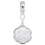 Number 25 Charm Dangle Bead In Sterling Silver