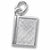 Book charm in 14K White Gold hide-image