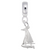 Sailboat Charm Dangle Bead In Sterling Silver