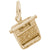 Typewriter Charm In Yellow Gold