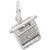 Typewriter Charm In Sterling Silver