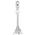 Eiffel Tower Charm Dangle Bead In Sterling Silver