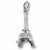 Eiffel Tower charm in 14K White Gold hide-image