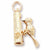 Woodpecker Charm in 10k Yellow Gold hide-image