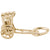 Rickshaw Charm In Yellow Gold