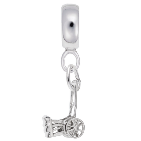 Rickshaw Charm Dangle Bead In Sterling Silver
