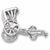 Rickshaw charm in 14K White Gold hide-image