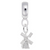 Windmill Charm Dangle Bead In Sterling Silver