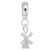 Windmill charm dangle bead in Sterling Silver hide-image