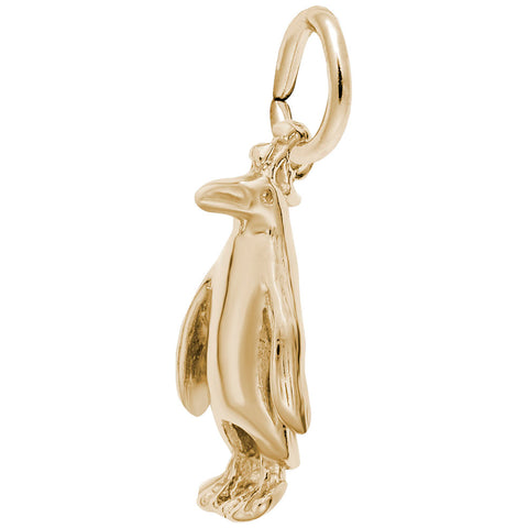 Penguin Charm in Yellow Gold Plated