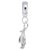 Penguin Charm Dangle Bead In Sterling Silver