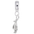 Penguin charm dangle bead in Sterling Silver hide-image