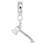 Axe Charm Dangle Bead In Sterling Silver