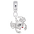 Crab Charm Dangle Bead In Sterling Silver