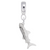 Shark Charm Dangle Bead In Sterling Silver