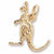 Kangaroo Charm in 10k Yellow Gold hide-image