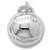 Baseball charm in 14K White Gold hide-image