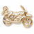 Motorcycle charm in Yellow Gold Plated hide-image