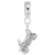 Motorcycle Charm Dangle Bead In Sterling Silver