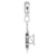 Outrigger Canoe Charm Dangle Bead In Sterling Silver