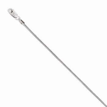 14K White Gold Snake Chain