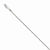 14K White Gold Snake Chain