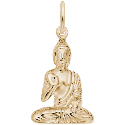 Buddha Charm in Yellow Gold Plated