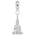 Buddha charm dangle bead in Sterling Silver hide-image