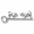 Cat And Dog charm in 14K White Gold hide-image