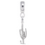 Cactus charm dangle bead in Sterling Silver hide-image