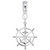 Ship Wheel Charm Dangle Bead In Sterling Silver