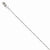 14K White Gold Singapore Chain