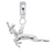 Antelope Charm Dangle Bead In Sterling Silver