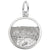 Niagara Falls Charm In Sterling Silver