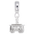 8256-Cable Car Charm Dangle Bead In Sterling Silver