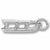 Sled charm in 14K White Gold hide-image