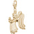 Angel Charm in Yellow Gold Plated