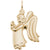 Angel Charm in Yellow Gold Plated