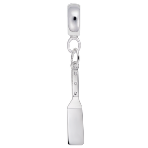 Spatula Charm Dangle Bead In Sterling Silver