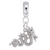 Serpent Charm Dangle Bead In Sterling Silver