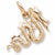 Serpent Charm in 10k Yellow Gold hide-image