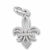 Fleur De Lis charm in Sterling Silver hide-image